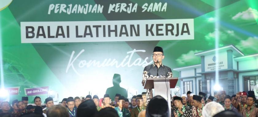 500 BLK Komunitas Berbasis Pesantren Diresmikan